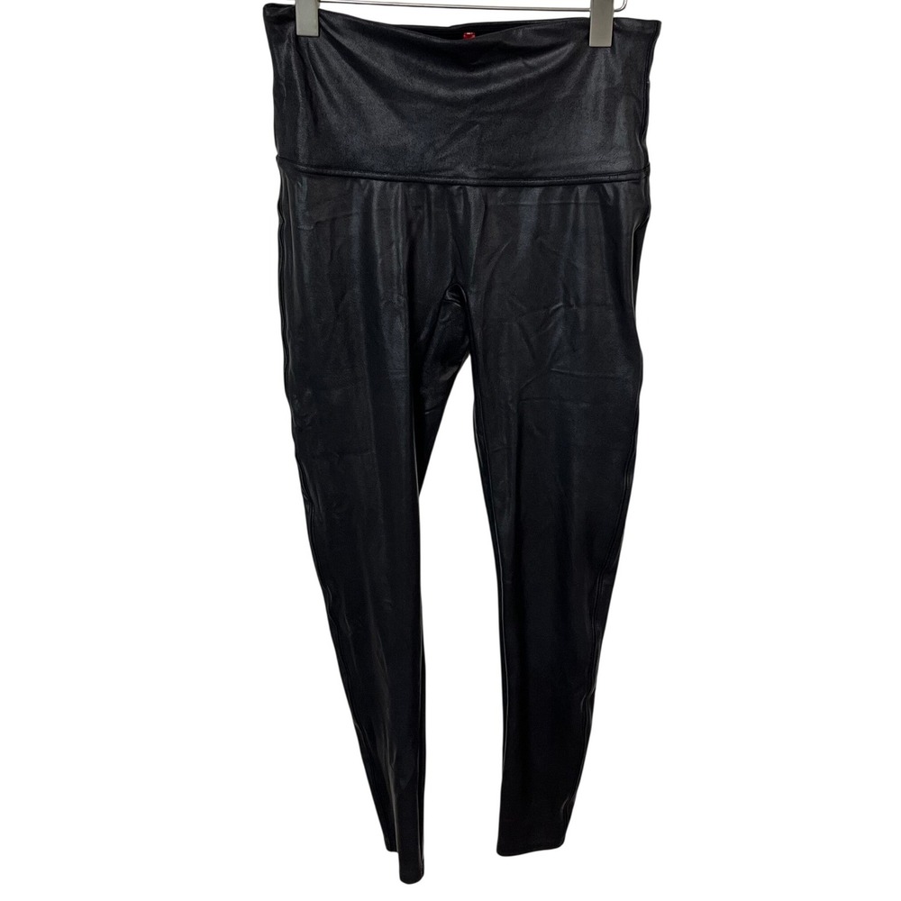 Spanx Black Liquid leggings Women's Size XL